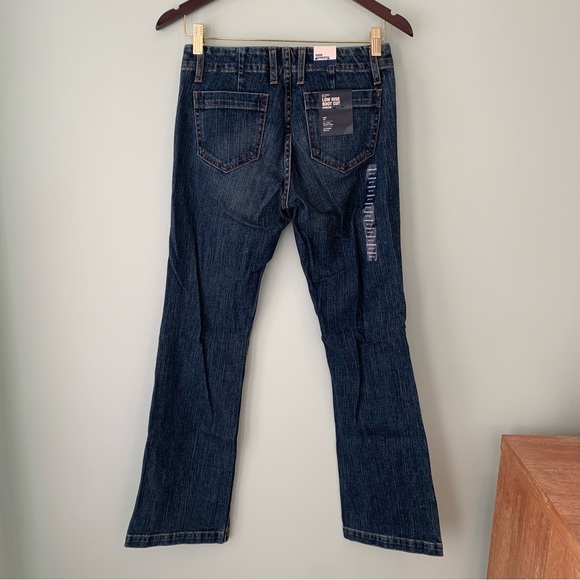 NWT Vintage GAP 2003 Low Rise Boot Cut Stretch Denim Jeans 2 Deadstock - Picture 6 of 8